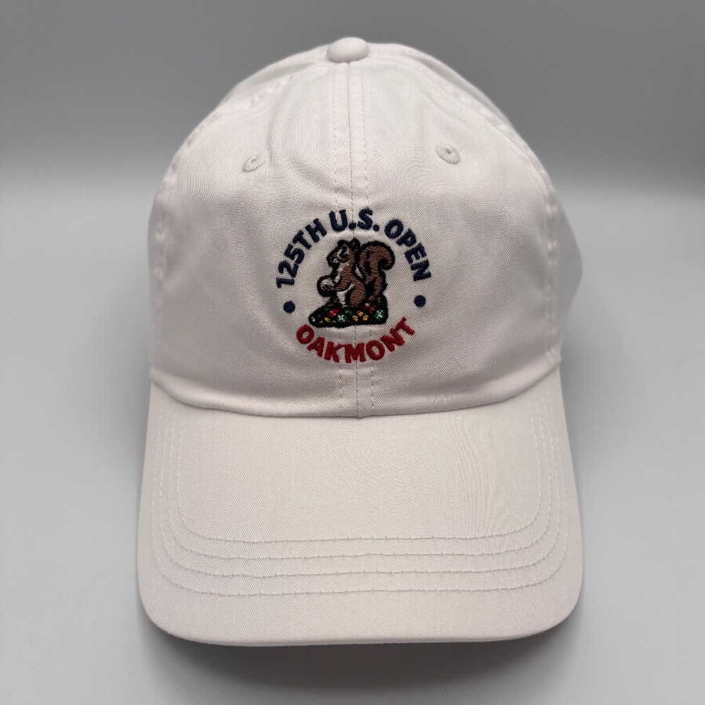 US Open 125th Oakmont Squirrel Logo Embroidered Golf USGA Hat